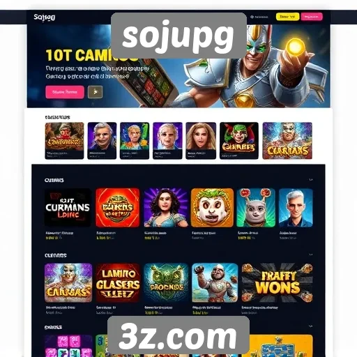 Análise da interface do site sojupg para jogos online